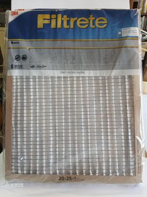 Lot of 4 – 20x25x1 HVAC Furnace Air Filters (New in Packaging)