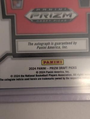 2024 Prizm Draft Picks Basketball Cards Reece Beekman Milos Uzan Lot L