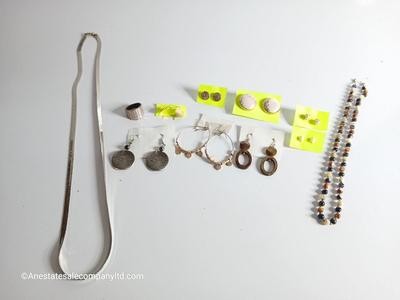 Mixed Jewelry Lot – Earrings, Necklaces, Ring