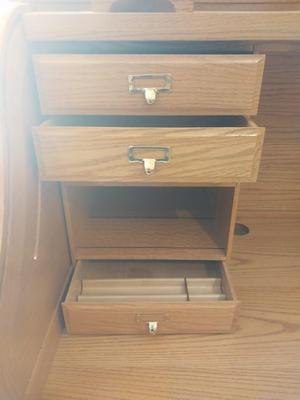 "WINNERS ONLY" WOODEN ROLL TOP DESK