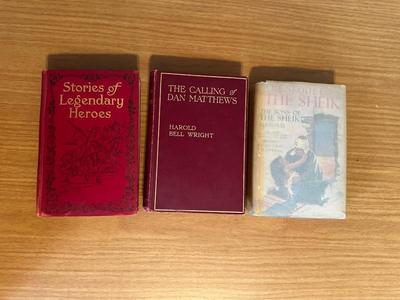 3 VINTAGE HARDBACK BOOKS