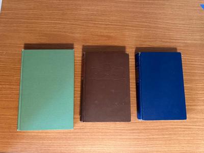 3 VINTAGE HARDBACK BOOKS