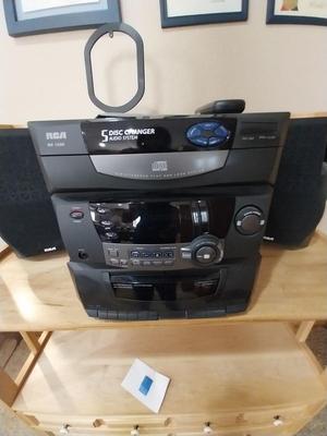 RCA ALL IN ONE STEREO WITH REMOTE AND MANUAL