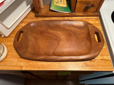 SMALL FOOD PROCESSOR, WOODEN PLATTER COOKBOOKS AND ORGANIZERS