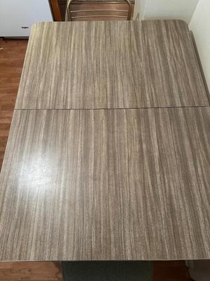 FOR MY GOOD TOP KITCHEN TABLE WITH ONE LEAF AND 4 CHAIRS