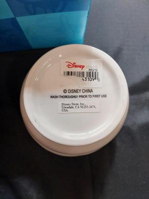 DISNEY STORE/MICKEY MOUSE TWO SOUP BOWLS AND MATCHING PLATE