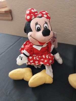 MICKEY & MINNIE PLUSH AND PLAYING CARDS FROM THE DISNEY STORE
