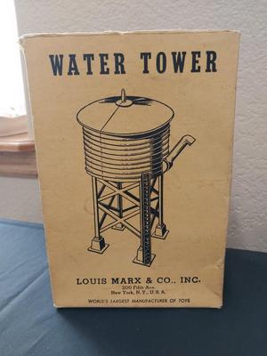 CASTIRON TRACKTOR AND LOUIS MARK WATER TOWER