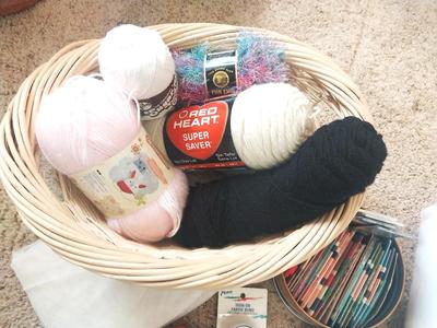 BATTING-YARN-PIN CUSHION- AND MORE