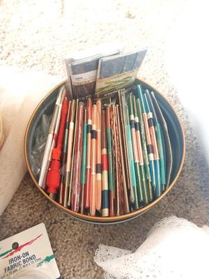 BATTING-YARN-PIN CUSHION- AND MORE