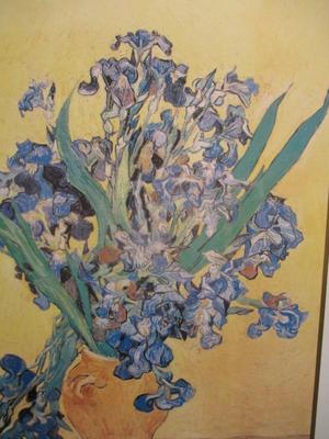 Vincent Van Gogh Vases Of Irises Print 27 1/2" x 33 1/4"