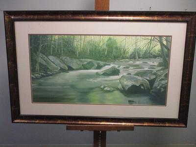 Large Hornbuckle River Art 48" x 30"
