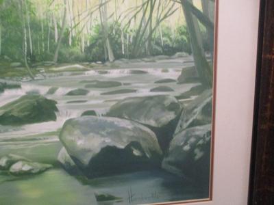 Large Hornbuckle River Art 48" x 30"