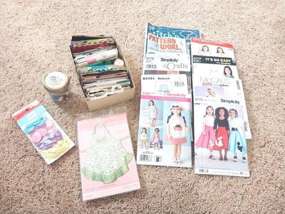KIDS SEWING-PATTERNS-BUTTONS-BEADS AND MORE