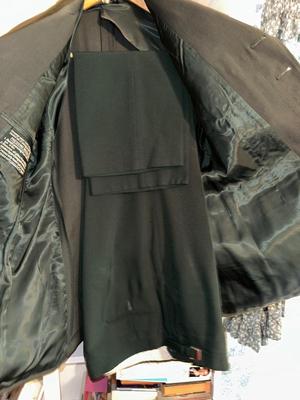 MILITARY UNIFORM AND WOOL DRESS COAT