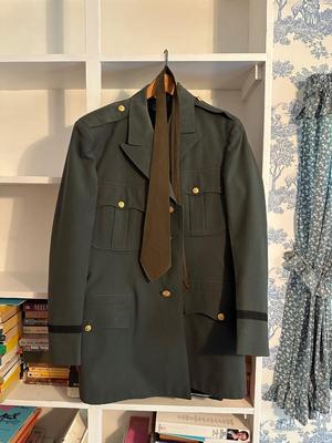 MILITARY UNIFORM AND WOOL DRESS COAT