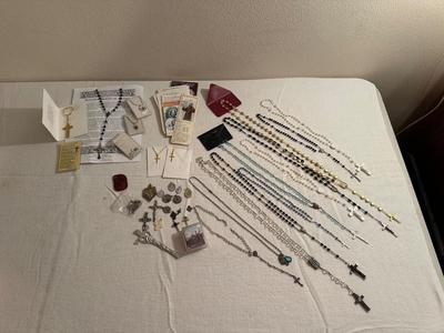 ROSARIES AND OTHER RELIGIOUS ITEMS