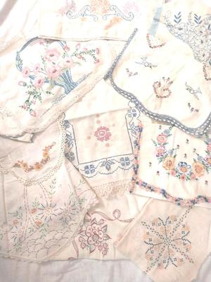 EMBRODERED TABLE COVERS