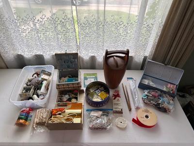 SEWING NOTIONS AND BOXES