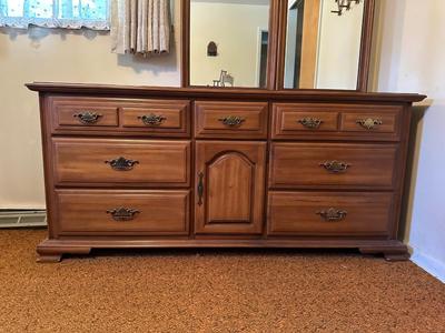 SUMTER 9 DRAWER DRESSER WITH MIRRORS