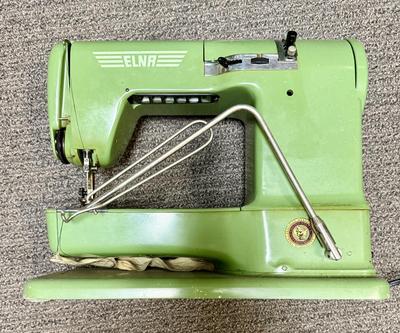 Sale Photo Thumbnail #566: Made in October 1954. Tested, works as expected (including built-in work light). Cord is brittle and has some cracks, and some electrical tape in one place, but otherwise intact. Case is in great condition, no dents, scratches or rust.