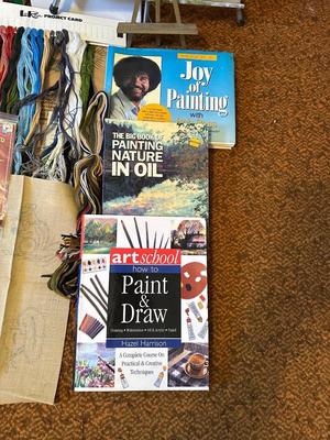 CRAFT KITS, INSTRUCTION BOOKS, ACRYLIC PAINTS AND CANVAS, FISKARS CUTTING CENTER AND MORE