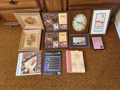 PICTURE FRAMES, WALL CLOCK, WALL DECOR AND MORE