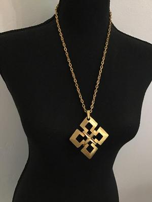 Art Deco Geometric Brushed Gold Pretty Statement