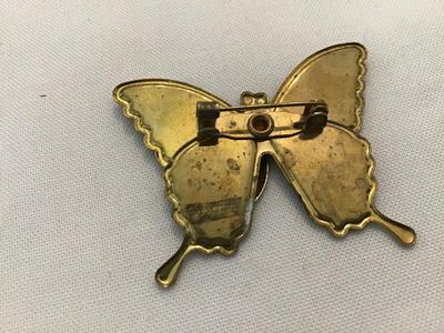 Articulating Vintage Butterfly Brooch