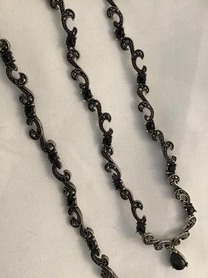 Marcasite Bracelet and Necklace set