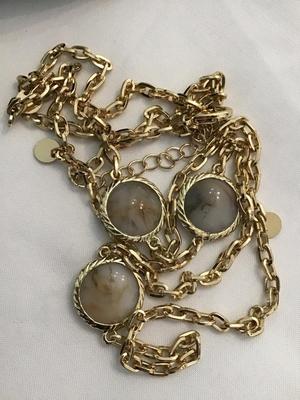 Gold Tone Fashion Necklace