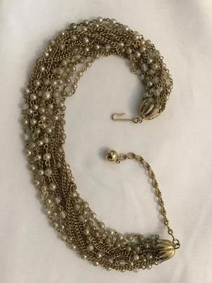 Vintage, multi strand Choker necklace