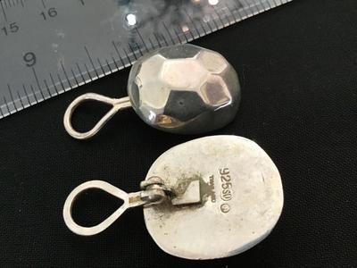 Chunky 925 Thailand Clip on Earrings