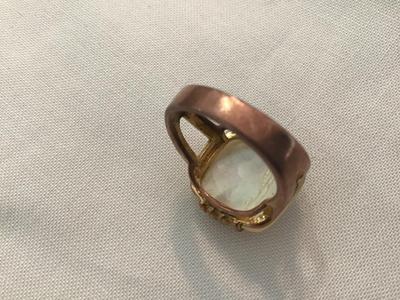 Costume Fashion Ring mother of Pearl