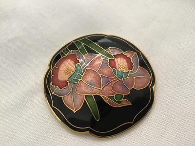 Vintage Cloisonne Clip