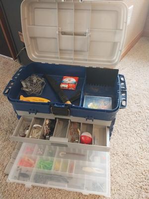 PLANO TACKLEBOX AND TACKLE