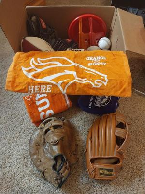 BASEBALL GLOVES, BALLS AND MORE