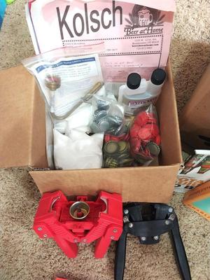 HOME BREWING SETUP AND SUPPLIES