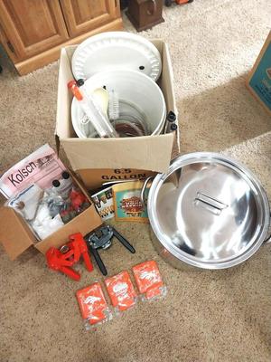 HOME BREWING SETUP AND SUPPLIES