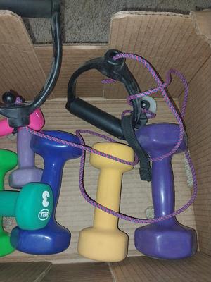 VARIETY OF HAND WEIGHTS