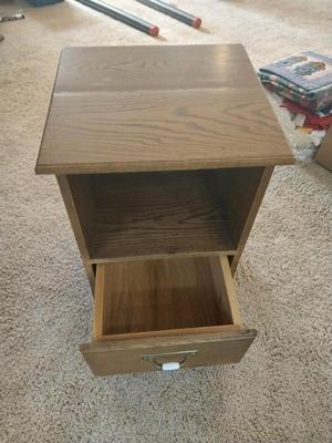 WOODEN STAND WITH DRAWER