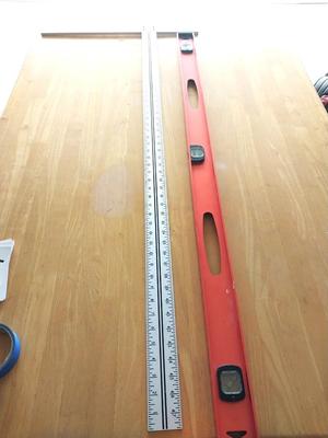 TASK FORCE LEVEL AND DRYWALL T-SQUARE