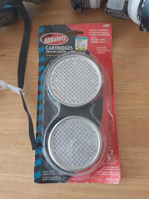 AEORO & EARCIL RESPIRATORS WITH NEW FILTERS