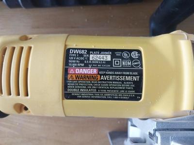 DEWALT PLATE JOINER IN CARRY CASE