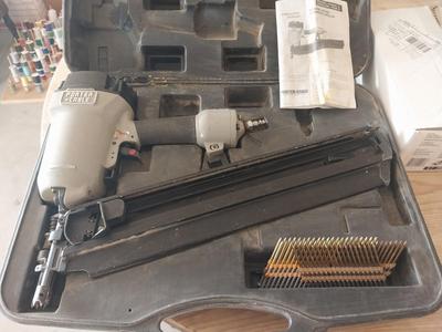 PORTER CABLE ROUND HEAD FRAMING NAILER IN CARRY CASE