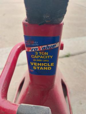 TWO 3 TON VEHICLE STAND BY PRO VALUE