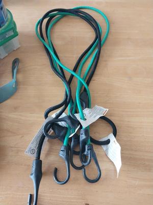 BUNGEE CORDS=PAINTERS TAPE-KNEEPADS AND MORE