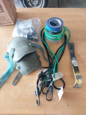 BUNGEE CORDS=PAINTERS TAPE-KNEEPADS AND MORE
