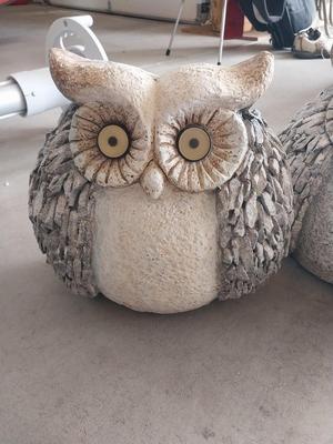 TWO SOLAR OWLS