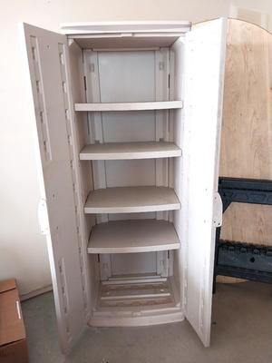 RUBBERMAID SHELVING CABINET